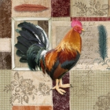 Hahn & Collage - Rooster & Collage - Coq & collage