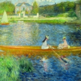 Pierre-Auguste Renoir  - Die Seine bei Asnières, The Skiff, Asnières-sur-Seine (La Yole)