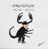 Loriot - Tierkreiszeichen Skorpion - Zodiac Sign Scorpio- Signe astrologique Scorpion