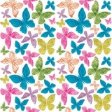 Viele, bunte Schmetterlinge - Many colourful butterflies - De nombreux papillons colorés