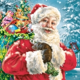 Weihnachtsmann kommt mit Geschenken - Santa Claus comes with presents - Père Noël vient avec des cadeaux