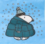 Snoopy mit Mütze & dicker Winterjacke - Snoopy with cap & thick winter jacket - Snoopy avec capuchon et veste dhiver épaisse