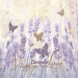 Zarte Lavendel und Schmetterlinge - Vintage Lavender & Butterflies - Lavande délicate et papillons