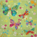 Bunte, blumige Schmetterlinge - Colorful, flowery butterflies - Papillons colorés et fleuris