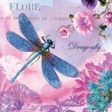 Wunderschöne blaue Libelle an Blüten - Beautiful blue dragonfly on flowers - Belle libellule bleue sur les fleurs