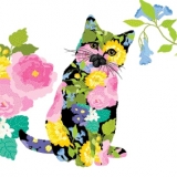 Blumenkatze - Flower cat - chat fleur