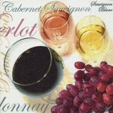 Trauben & Wein im Glas - Grapes & wine in the glass - Raisins et vin dans le verre
