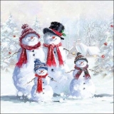 Schneemannfamilie - Snowman Family - Famille bonhomme de neige
