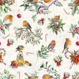 viele Rotkehlchen & verschiedene Weihnachtsaccessoires - many robins & various Christmas accessories - nombreux robins & divers accessoires de Noël