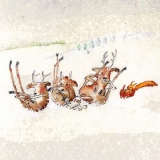 Hase, Eichhörnchen & Rehe machen eine Rutschpartie - Rabbit, squirrel & deer make a slide - Lapin, écureuil et chevreuil font une diapositive