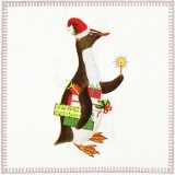 Pinguin mit Weihnachtsgeschenken - Penguin with Christmas presents - Pingouin avec des cadeaux de Noël