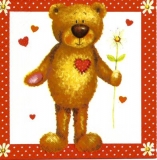 Teddy mit Herz - Teddy with heart