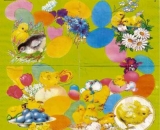 Liab - Collage mit vielen, süßen Osterküken - Collage with many, sweet easter chicks - Collage avec beaucoup de poussins de Pâques
