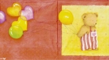 Teddy-Bär mit Luftballons - Plush bear with balloons - Ours en peluche avec des ballons