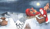 Weihnachtsmann bringt Geschenke - Santa Claus brings the presents - Le Père Noël apporte des cadeaux