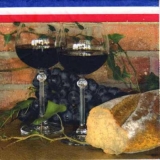 Leckeres aus Frankreich - Wein & Baguette - Vin et baguette